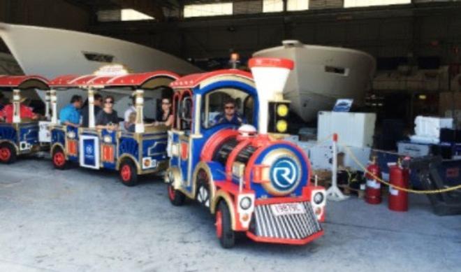The Riviera Express factory tour © Gold Coast International Marine Expo